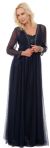 Main image of Plus Size Full Length Formal MOB Evening Gown with Jacket